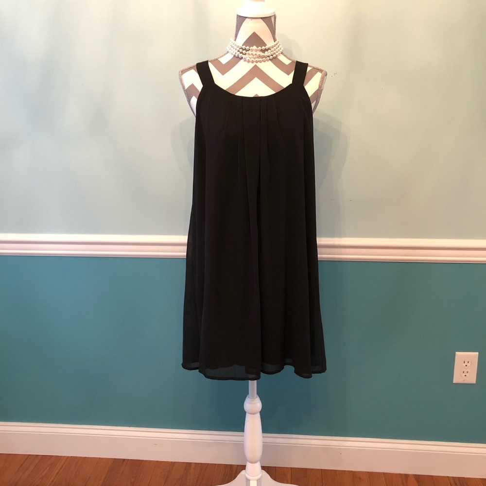 Ya Los Angeles shift sheer lined with bow NWT